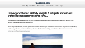 What Taosemko.com website looked like in 2020 (3 years ago)