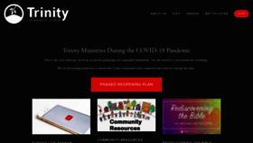 What Trinitymennonite.com website looked like in 2020 (3 years ago)