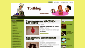 What Tortblog.ru website looked like in 2020 (3 years ago)