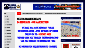 What Therussiahouse.co.uk website looked like in 2020 (4 years ago)