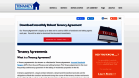 What Tenancyagreementservice.co.uk website looked like in 2020 (3 years ago)