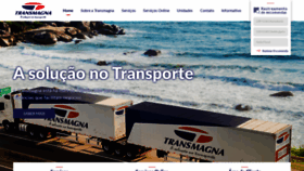 What Transmagna.com.br website looked like in 2020 (3 years ago)