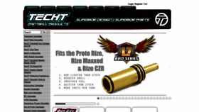 What Techtpaintball.com website looked like in 2020 (3 years ago)