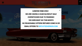 What Tedvernon.com website looked like in 2020 (3 years ago)