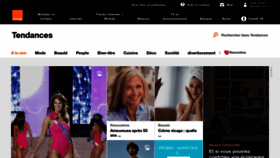 What Tendance-sante.fr website looked like in 2020 (3 years ago)