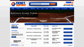 What Ticketseating.com website looked like in 2020 (3 years ago)
