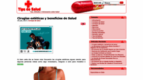 What Tipsdesalud.com website looked like in 2020 (3 years ago)