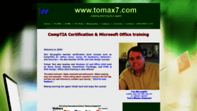 What Tomax7.com website looked like in 2020 (3 years ago)