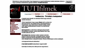 What Tutifilmek.hu website looked like in 2020 (3 years ago)