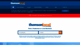 What Thomsonlocal.com website looked like in 2020 (3 years ago)