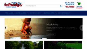 What Thepondguy.com website looked like in 2020 (3 years ago)