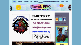What Tarotnyc.com website looked like in 2020 (3 years ago)