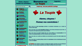What Toupie.org website looked like in 2020 (3 years ago)