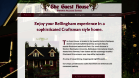 What Theguesthouse-bellingham.com website looked like in 2020 (3 years ago)
