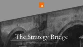 What Thestrategybridge.com website looked like in 2020 (3 years ago)