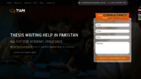 What Thesiswritinghelp.com.pk website looked like in 2020 (3 years ago)