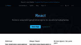 What Tr.reactjs.org website looked like in 2020 (3 years ago)