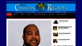What Thechristianrecorder.com website looked like in 2020 (3 years ago)