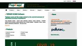 What Topkapi-scada.com website looked like in 2020 (3 years ago)