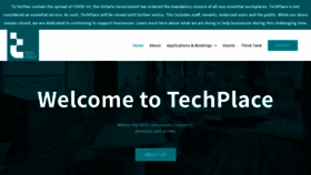 What Techplace.ca website looked like in 2020 (3 years ago)