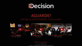What Tvdecision.com.br website looked like in 2020 (3 years ago)