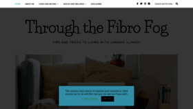 What Throughthefibrofog.com website looked like in 2020 (3 years ago)