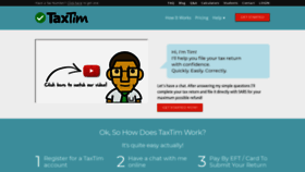 What Taxtim.com website looked like in 2020 (3 years ago)