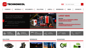 What Technonicol.in website looked like in 2020 (3 years ago)