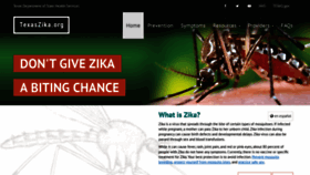 What Texaszika.org website looked like in 2020 (3 years ago)
