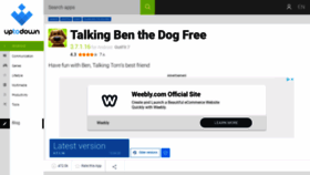 What Talking-ben-the-dog-free.en.uptodown.com website looked like in 2020 (3 years ago)