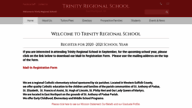 What Trinityregional.org website looked like in 2020 (3 years ago)