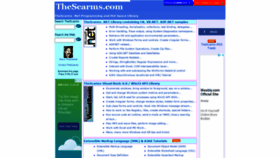 What Thescarms.com website looked like in 2020 (3 years ago)