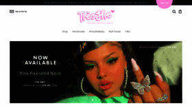 What Tresshe.com website looked like in 2020 (3 years ago)