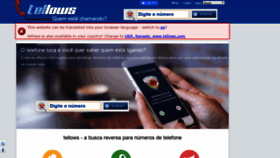 What Tellows.com.br website looked like in 2020 (5 years ago)