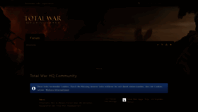 What Totalwar-rome-2.de website looked like in 2020 (3 years ago)
