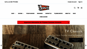 What Tvjones.com website looked like in 2020 (3 years ago)