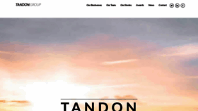 What Tandongroup.com website looked like in 2020 (3 years ago)