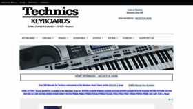 What Technicskeyboards.com website looked like in 2020 (3 years ago)
