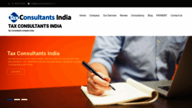 What Taxconsultantsindia.co.in website looked like in 2020 (3 years ago)