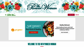 What Thepioneerwoman.com website looked like in 2020 (3 years ago)