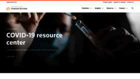 What Thomsonreuters.com website looked like in 2020 (3 years ago)