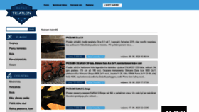 What Triatlonbazar.cz website looked like in 2020 (3 years ago)