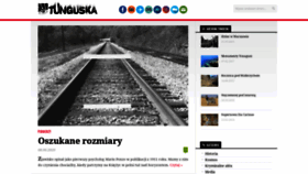 What Tunguska.pl website looked like in 2020 (3 years ago)