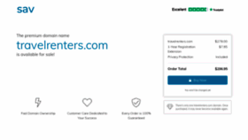 What Travelrenters.com website looked like in 2020 (3 years ago)
