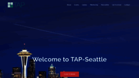 What Tap-seattle.org website looked like in 2020 (3 years ago)