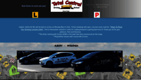 What Totalcontroldriving.com.au website looked like in 2020 (3 years ago)