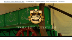 What Tussenibome.co.za website looked like in 2020 (3 years ago)
