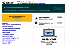 What Techengine.com website looked like in 2020 (3 years ago)