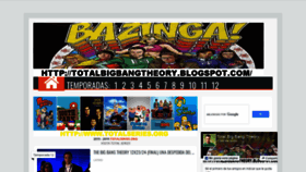 What Totalbigbangtheory.com website looked like in 2020 (3 years ago)