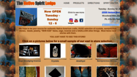 What Thenativespiritlodge.com website looked like in 2020 (3 years ago)